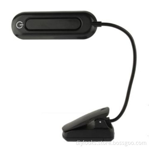 Refurbished 20 LED Touch Switch Energy-saving Clip Table Lamp, USB/Battery Power Supply